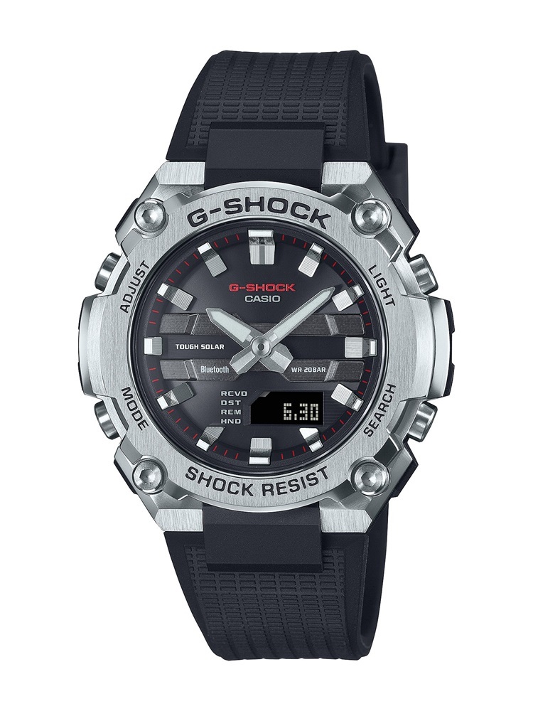 カシオCASIO Gショック ジーショック G-STEEL ソーラー スマートフォンリンク 腕時計 GST-B600-1AJF【国内正規品】