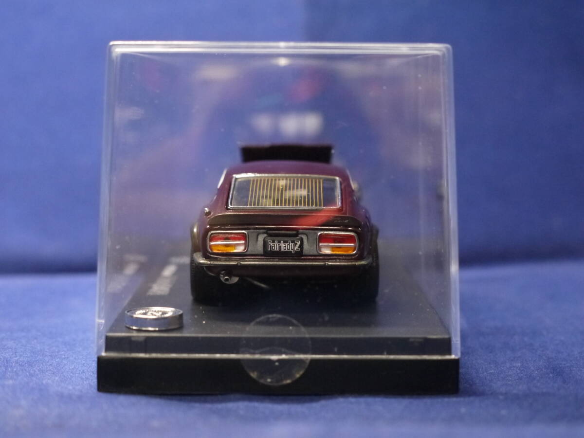 ☆1/43・京商〃NISSAN FAIRLADY 240ZG/HS30・ニッサン フェアレディ240ZG・WIDE WHEEL/WATANABE〃マルーン/No.03166M・保護ケース付き★の画像10