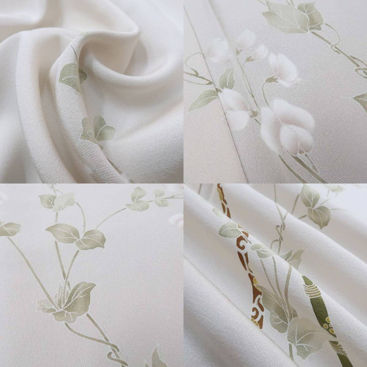 yu.saku2 new goods single . hand .... height sand .. kimono silk . attaching thread attaching * feeling good sound color . heart ..... butterfly orchid ~ visit wear 3084