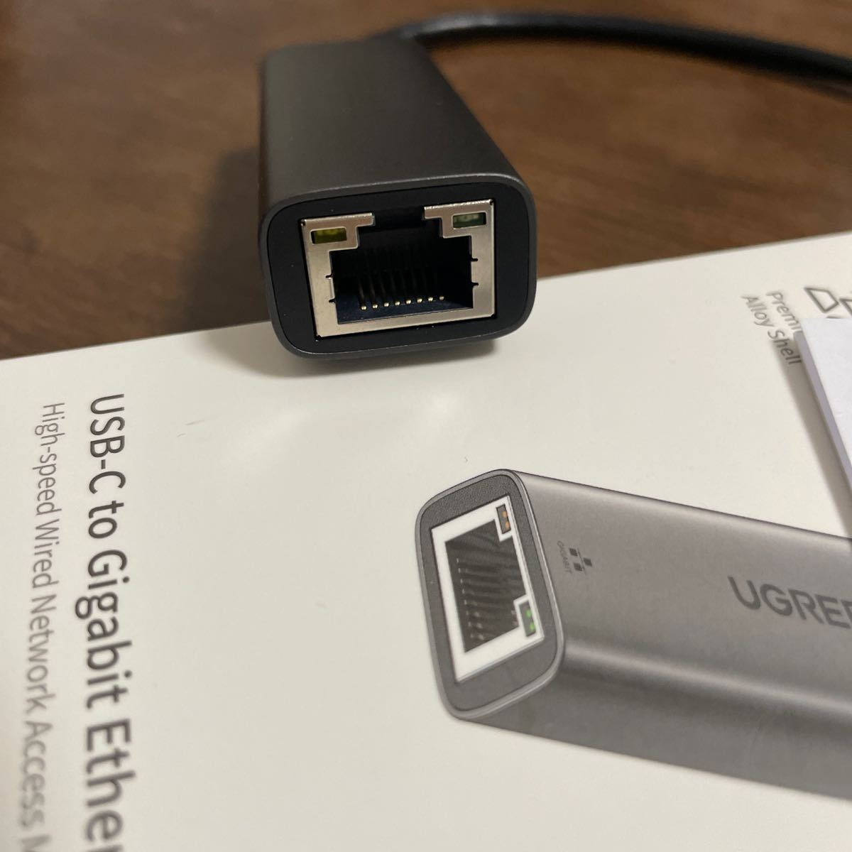 UGREEN USB-C LAN 有線LANアダプター Type-C LAN OTG機能対応 1000Mbps高速 USB-C to RJ45 ギガビットイーサネット Thunderbolt 3ブラックの画像9