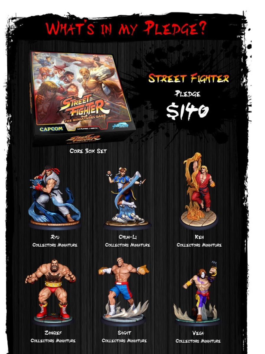  в Японии не продается Street Fighter настольная игра Street Fighter: Miniatures Game