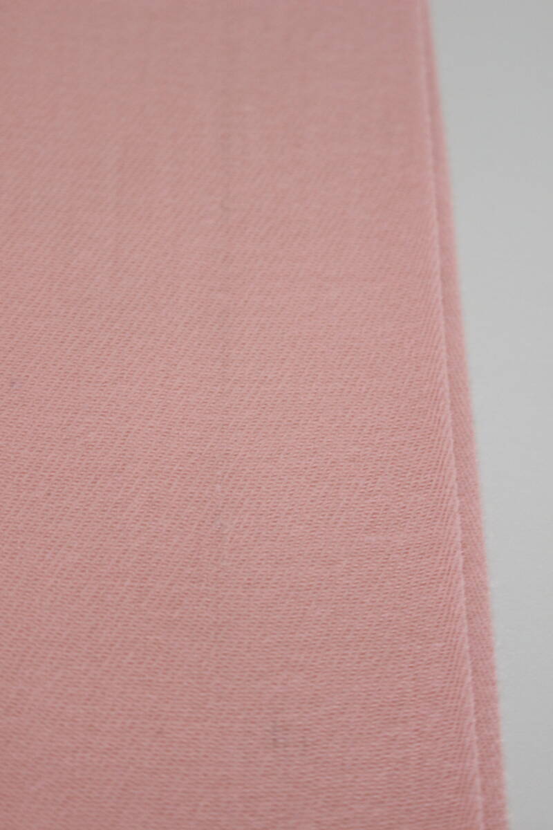 新品 アウトレット【Cashmere カシミア】無地 Plain ライトタッチ 大判 ストール/マフラー 春色 S.PINK サーモンピンク系_画像6