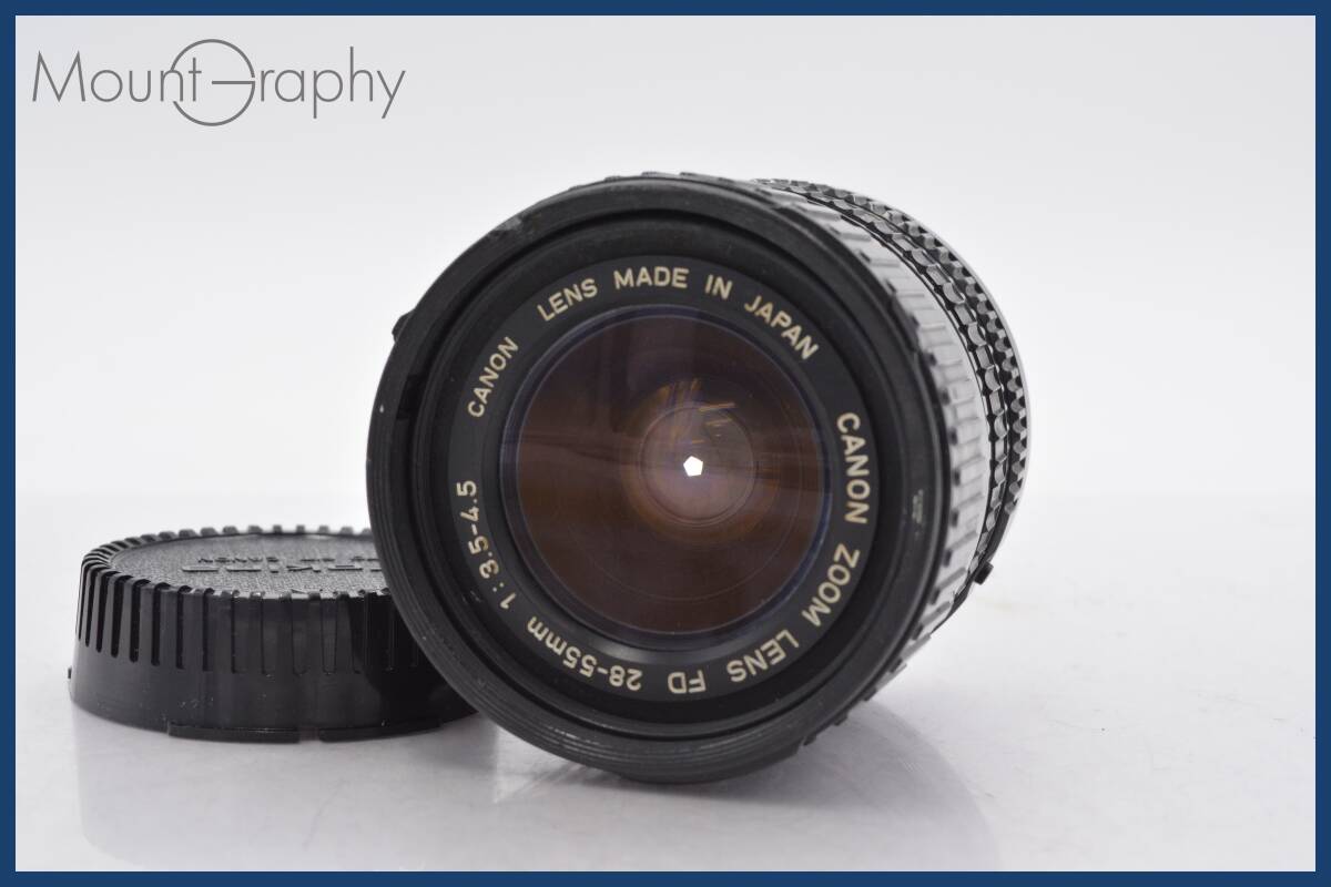 ★特別特価★ キヤノン Canon NEW FD 28-55mm F3.5-4.5 後キャップ付 #tk2317の画像1