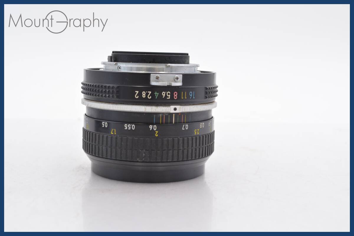 ★実用美品★ ニコン Nikon NIKKOR 50mm F2 非Ai 後キャップ&レンズフィルター付 同梱可 #tk2410の画像2