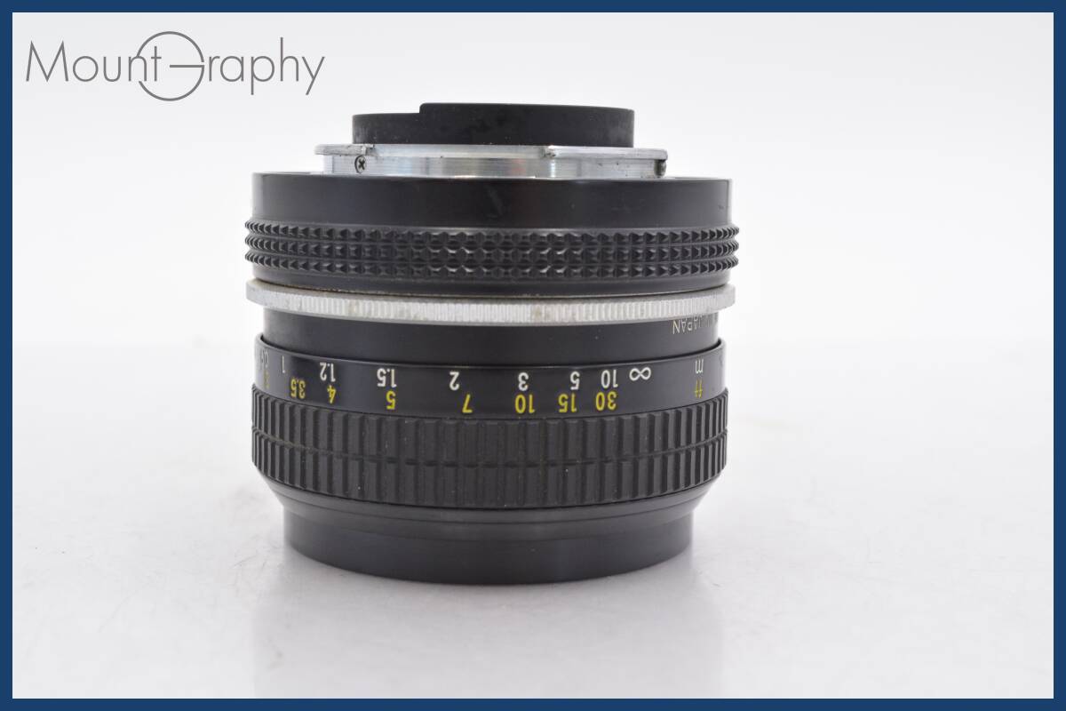 ★実用美品★ ニコン Nikon NIKKOR 50mm F2 非Ai 後キャップ&レンズフィルター付 同梱可 #tk2410の画像4