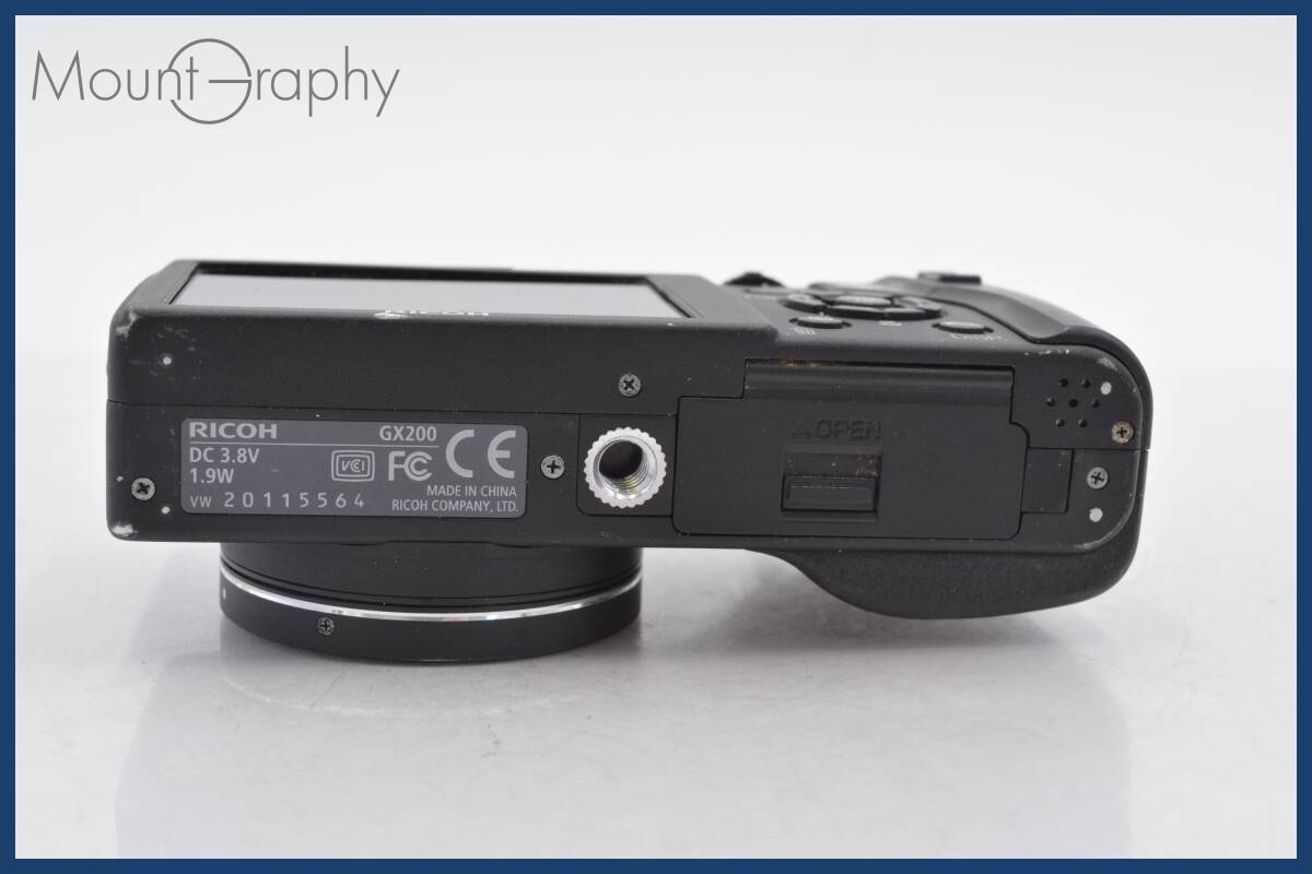 ★良品★ リコー RICOH GX200 3x レンズキャップ、バッテリーのみ付属 ★完動品★ 同梱可 #tk2451の画像3