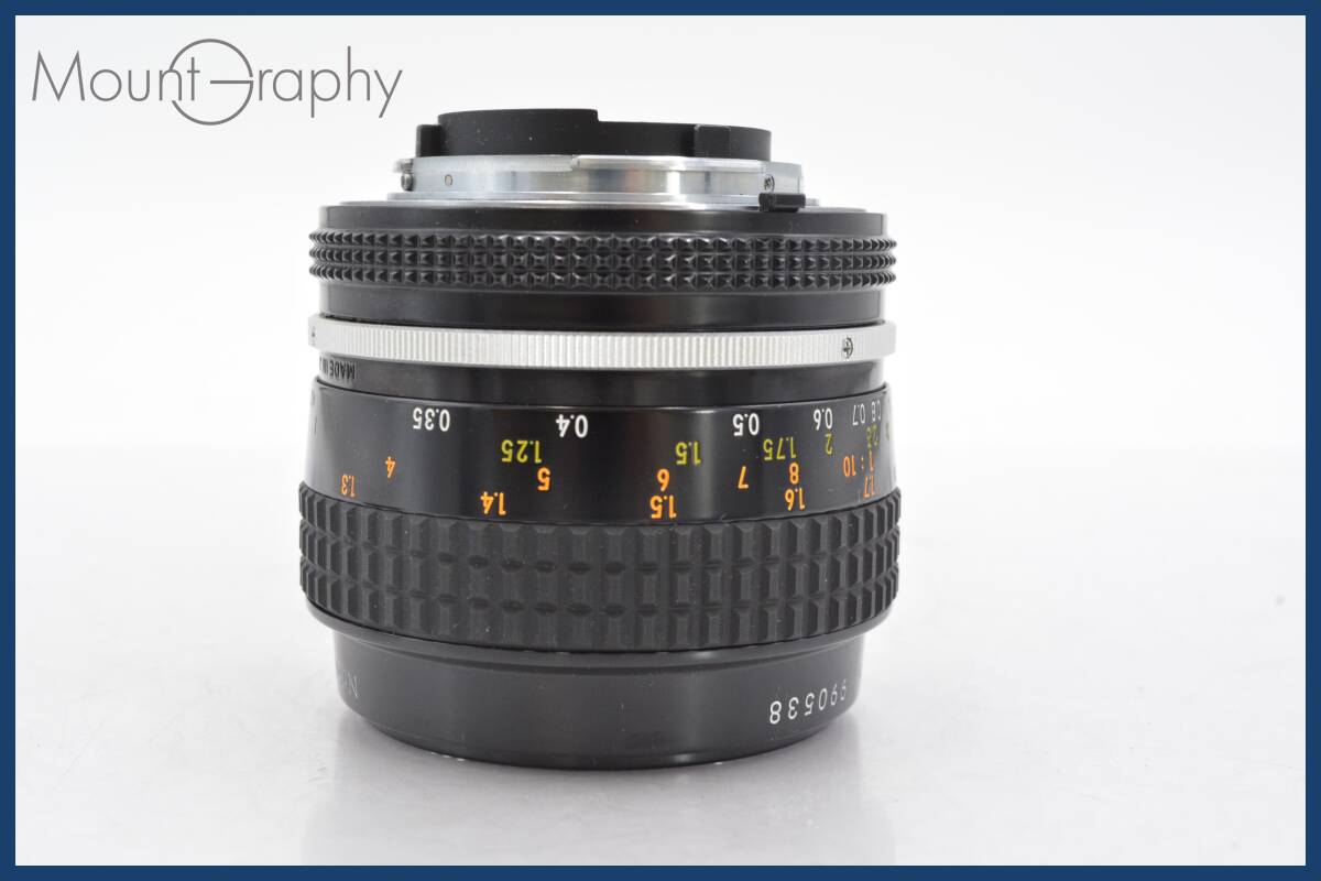 ★良品★ ニコン Nikon Micro-NIKKOR 55mm F3.5 Ai 後キャップ付 同梱可 #tk2495_画像3