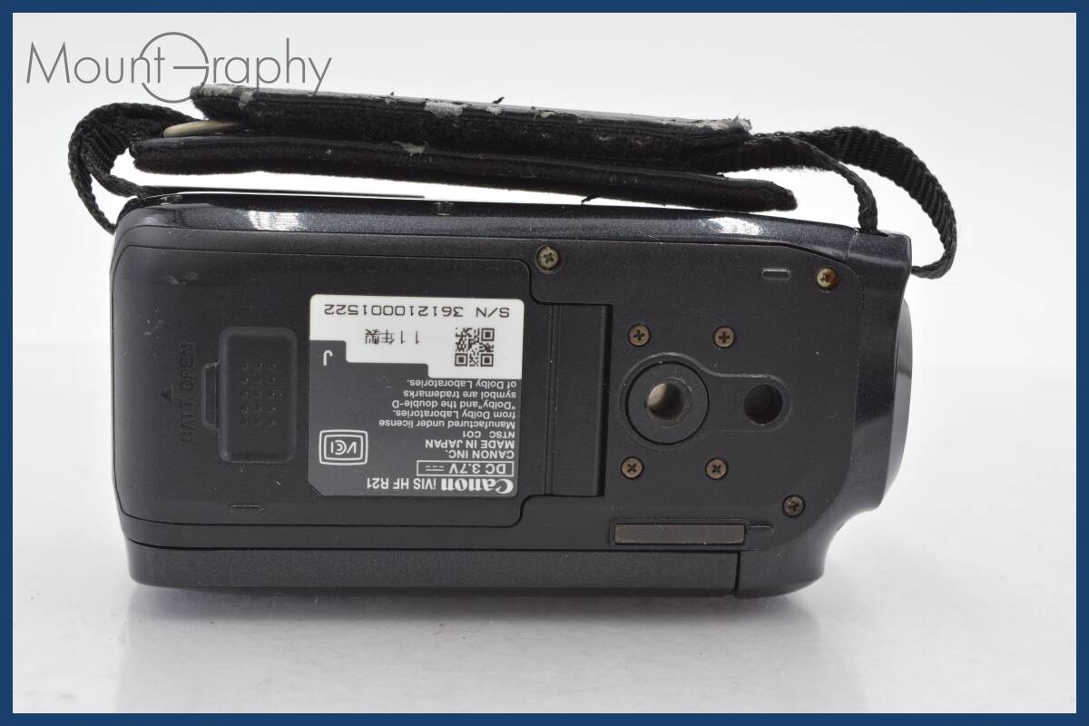 ★実用美品★ キヤノン Canon iVIS HF R21 28x ストラップ付属 同梱可 #tk2501の画像3