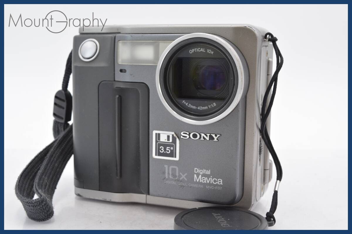 ★良品★ ソニー SONY Digital Mavica MVC-FD7 10x ストラップ、レンズキャップ付属 ★完動品★ 同梱可 #tk2509_画像1