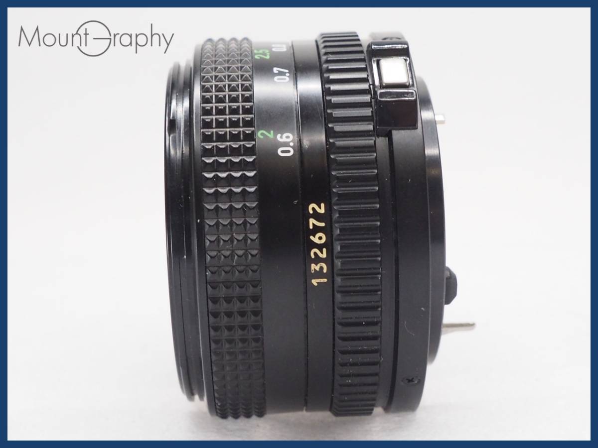 ★実用美品★ CANON キヤノン NEW FD 50mm F2 ★完動品★同梱可 #i5559_画像6