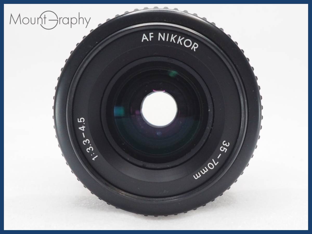 ★実用美品★ NIKON ニコン AF NIKKOR 35-70mm F3.3-4.5 ★完動品★同梱可 前キャップ付 #i5564_画像3