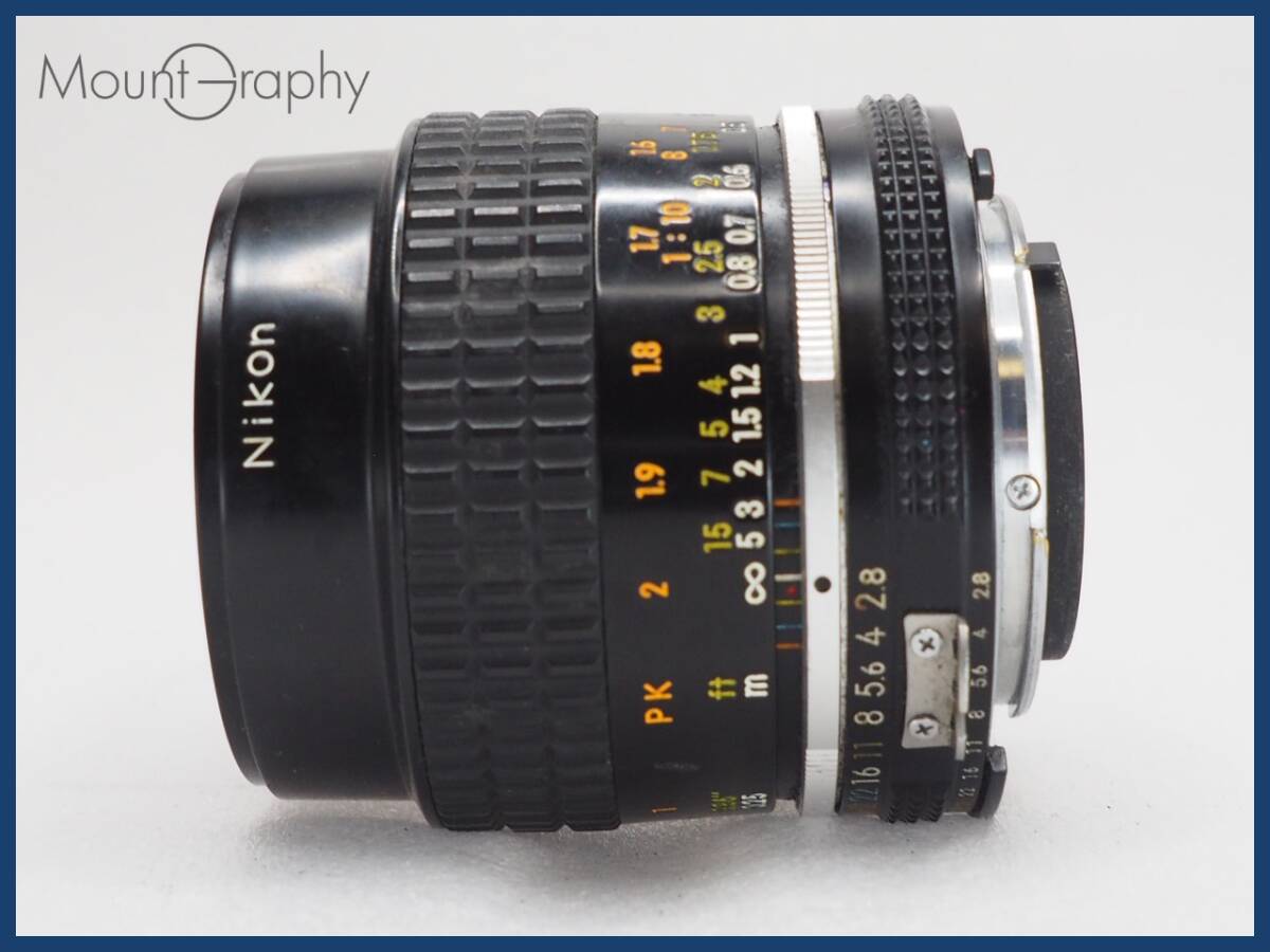 ★実用美品★ NIKON ニコン Ai-S Micro-NIKKOR 55mm F2.8 前後キャップ付 #i5793_画像5
