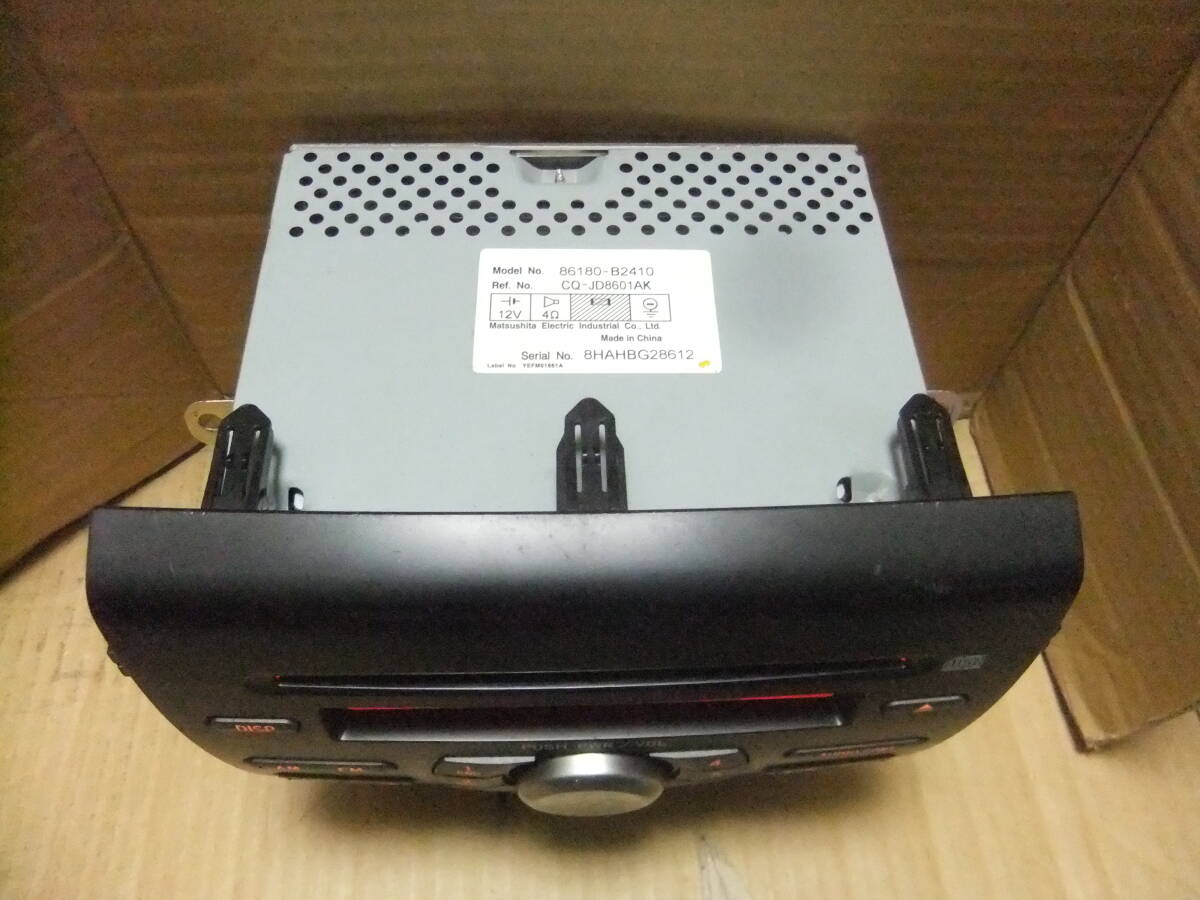 ダイハツ ムーブ(L175,L185)純正 CDレシーバー CQ-JD8601AK 品番 86180-B2410 ★中古品★ 動作確認済 松下製_画像8