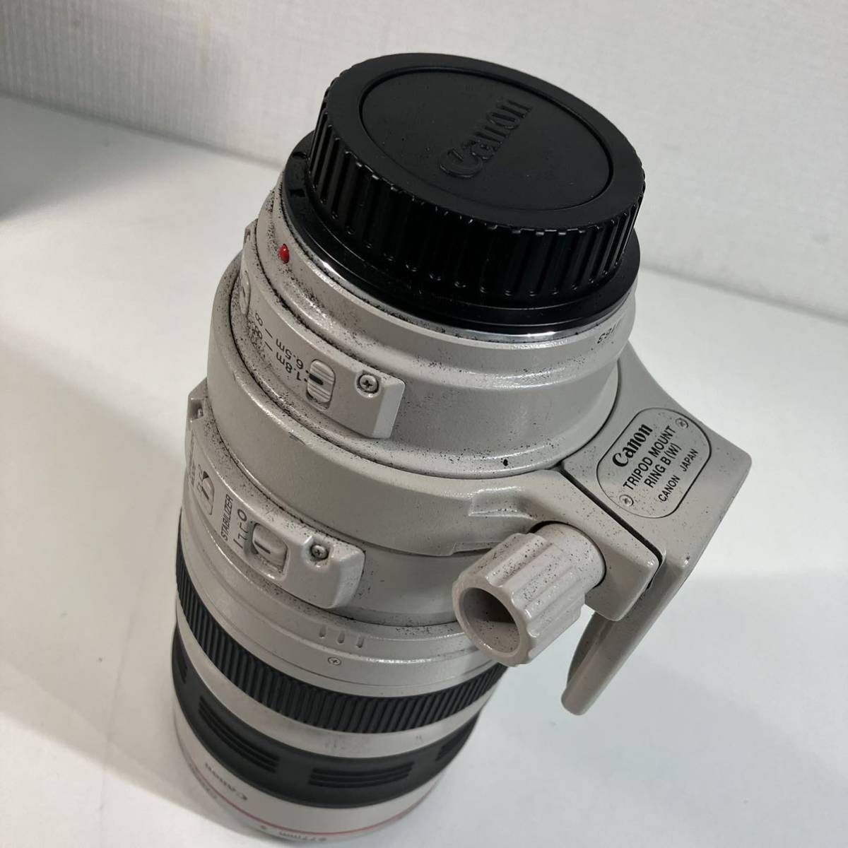 1円〜 2T Canon ズームレンズ EF IS USM 100-400mm ウルトラソニック キャノン IMAGE STABILIZER LZ1324 ET-83C 箱 レンズフード付き_画像4