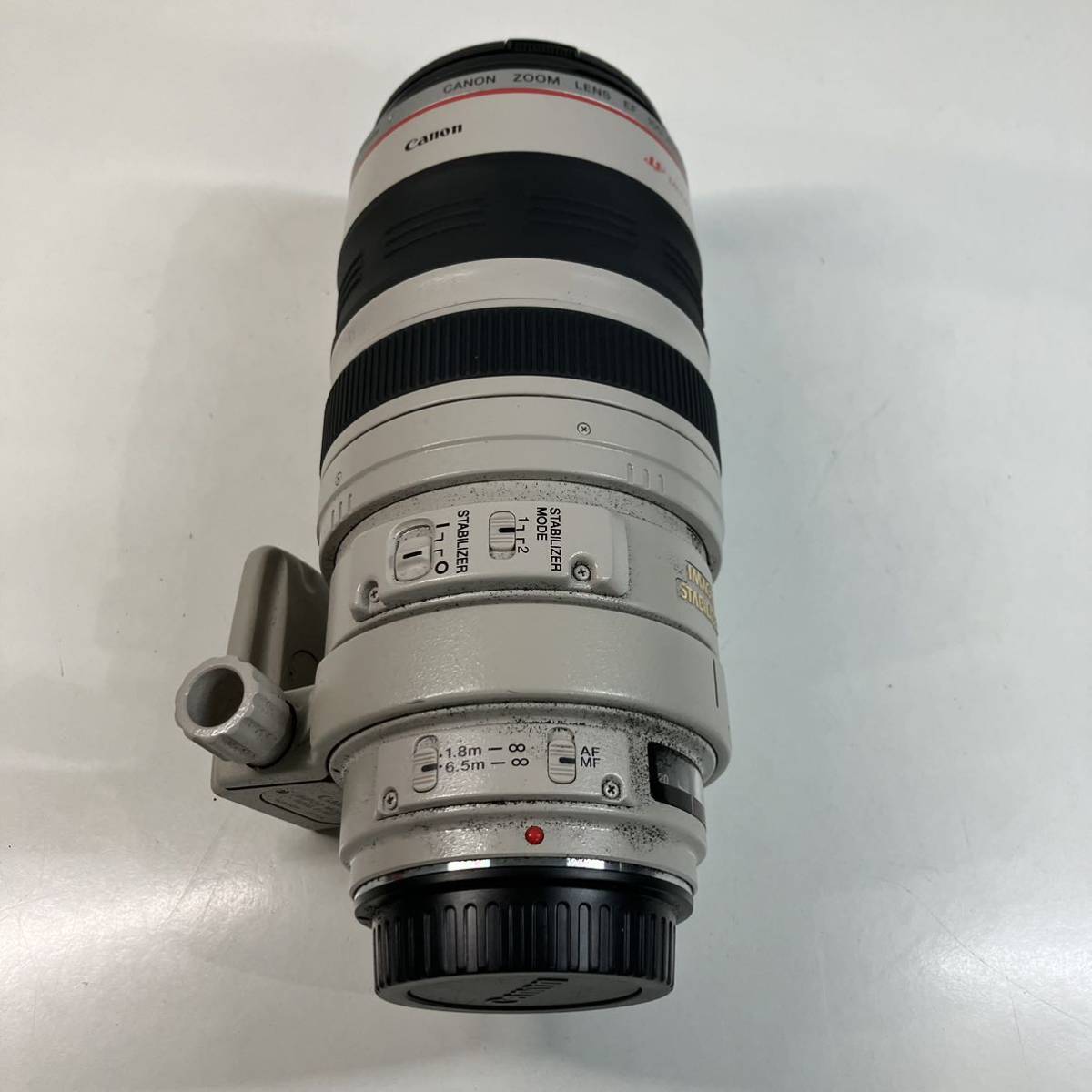 1円〜 2T Canon ズームレンズ EF IS USM 100-400mm ウルトラソニック キャノン IMAGE STABILIZER LZ1324 ET-83C 箱 レンズフード付き_画像7