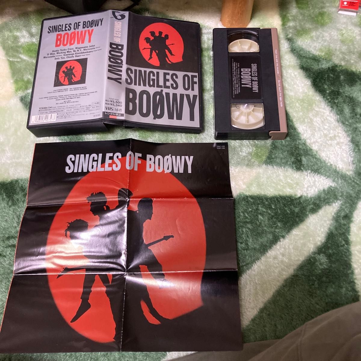 BOOWY    CD＆VHS 3点セット