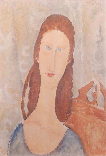 【真作】【WISH】アメデオ・モディリアーニ Amedeo Modigliani リトグラフ 15号大 大作 女性像 　　〇エコールドパリの画家 #24012780_画像3