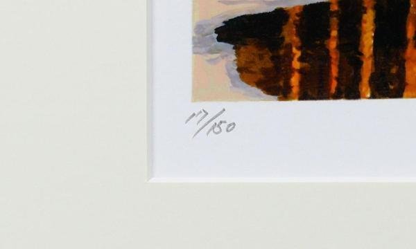 【真作】【WISH】ヒロ・ヤマガタ「モンサンミッシェル」シルクスクリーン 直筆サイン 　　〇ファンタジー世界巨匠 #24012965_画像6