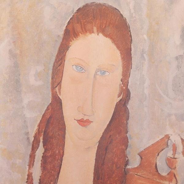 【真作】【WISH】アメデオ・モディリアーニ Amedeo Modigliani リトグラフ 15号大 大作 女性像 　　〇エコールドパリの画家 #24012780_画像4