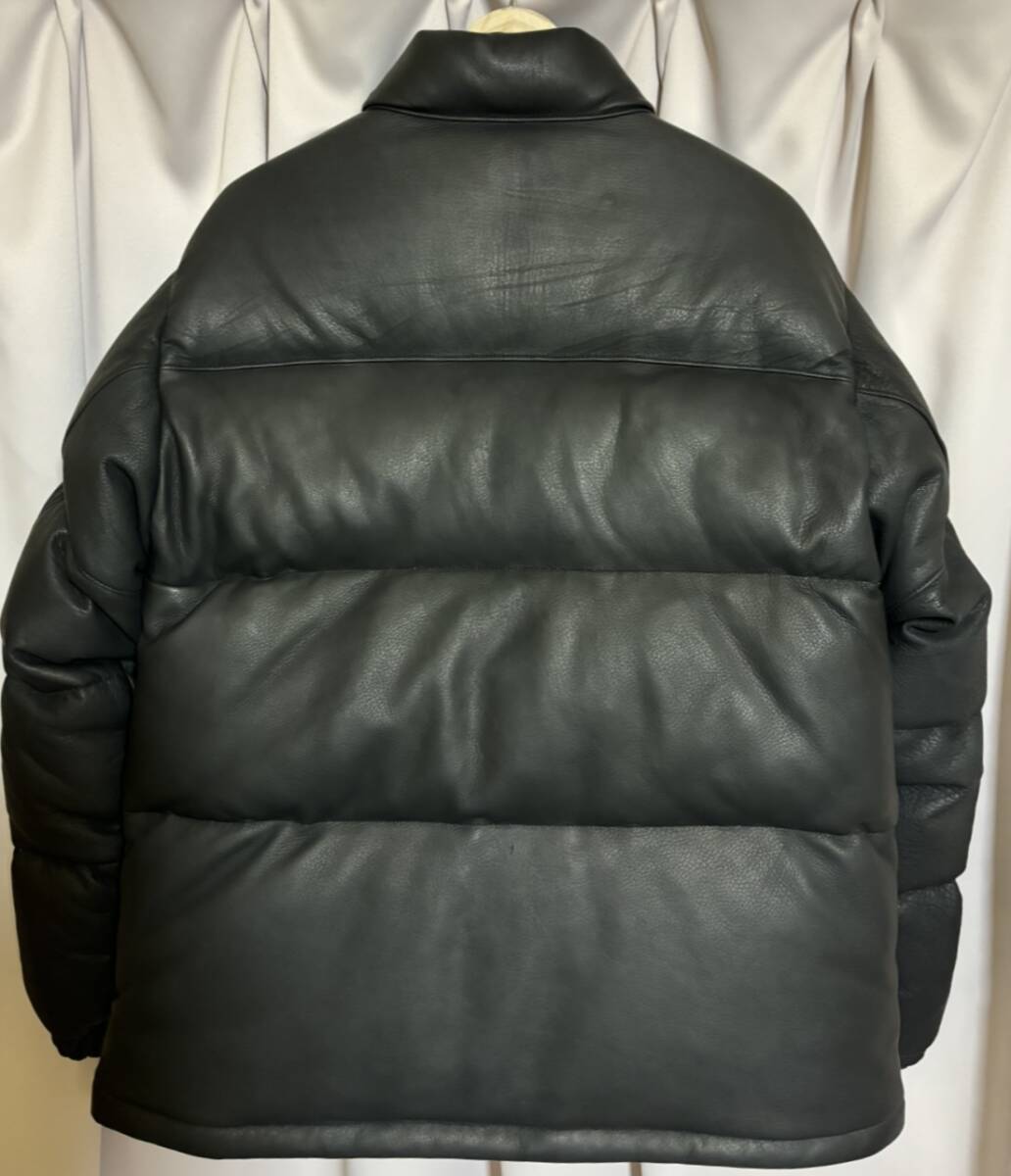 即決！美品2024新作¥286000★JOE McCOY DEERSKIN DOWN JACKET（ディアスキンダウンジャケット）42ブラック◯送料込リアルマッコイズ鹿革_画像6