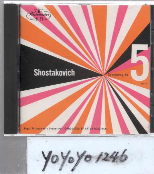 ショスタコーヴィチ：交響曲第5番ニ短調/ロジンスキー_画像1