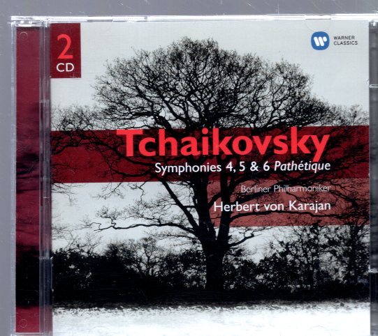 OL962　チャイコフスキー：交響曲第4-6番/カラヤン（2CD）_画像1