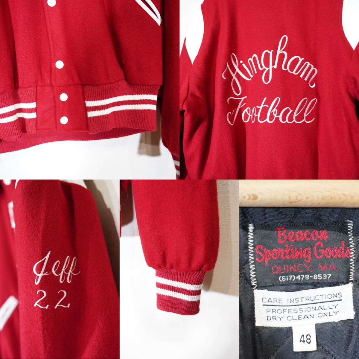 USA VINTAGE beacon sporting Goods EMBROIDERY LETTERED DESIGN USA VINTAGE beacon sporting Goods EMBROIDERY LETTERED DESIGN