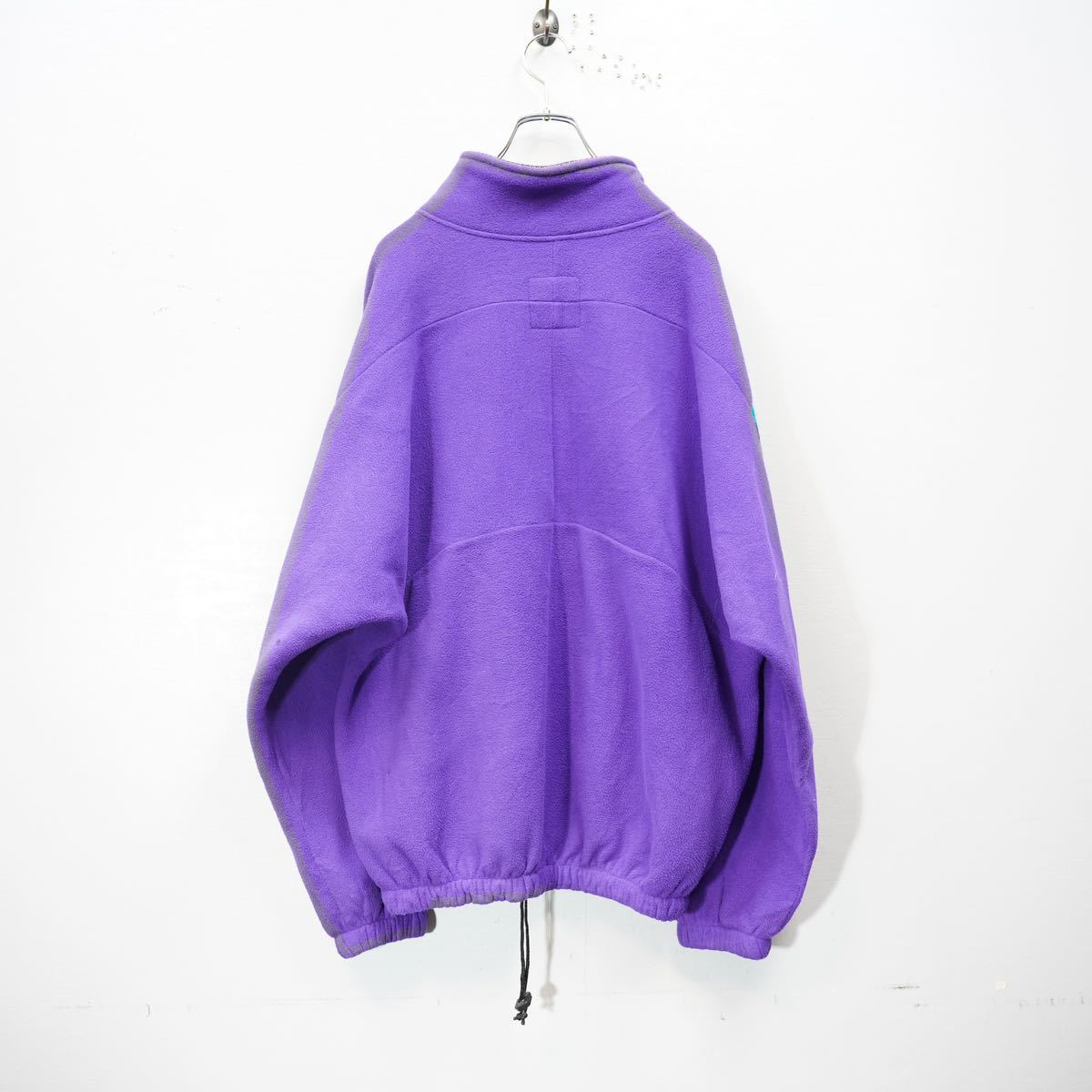 EU VINTAGE PERRI PATTERNED HALF ZIP DESIGN FLEECE JACKET EU VINTAGE PERRI PATTERNED HALF ZIP DESIGN FLEECE JACKET