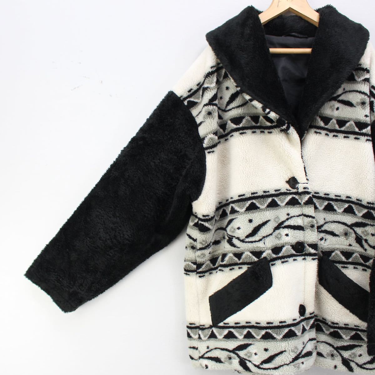 SPECIAL ITEM* USA VINTAGE SHAWL COLLAR FLEECE JACKET SPECIAL ITEM* USA VINTAGE SHAWL COLLAR FLEECE JACKET