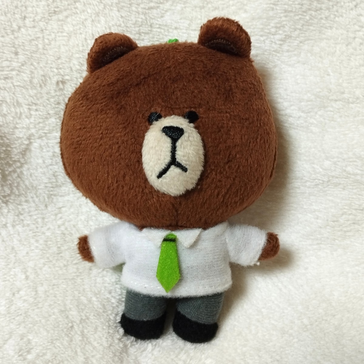 LINE FRIENDS ラインフレンズ ブラウン サラリーマン マスコット ぬいぐるみ _画像1