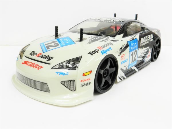 百貨店福袋 ドリフトラジコンカー 1/10 2.4GHz ☆ターボ機能付き☆ Lexus 【塗装済み完成品・フルセット】 タイプ LFA レクサス レーシングカー