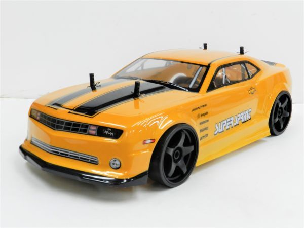 信頼も高い ☆ターボ機能付き☆ 2.4GHz 1/10 ドリフトラジコンカー シボレーカマロ タイプ【塗装済み完成品・フルセット】 レーシングカー