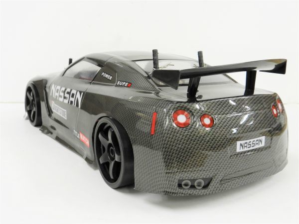 * turbo with function * 2.4GHz 1/10 drift radio controlled car R35 GTR type carbon black [ has painted final product * full set ]