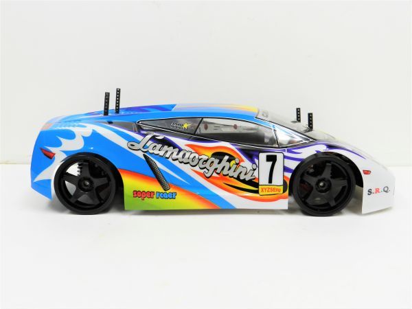 ☆ターボ機能付き☆ 2.4GHz 1/10 ドリフトラジコンカー　ランボルギーニ タイプ 　【塗装済み完成品・フルセット】_画像7