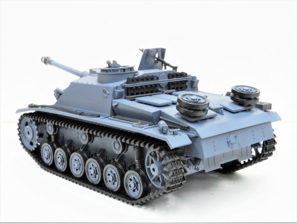 ☆塗装済み完成品☆Heng Long Ver.7.0 2.4GHz 1/16 戦車ラジコン III号突撃砲 F8型 3868-1【赤外線バトルシステム付 対戦可能 】_画像4