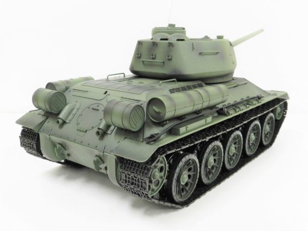 ☆塗装済み完成品戦車ラジコン☆ Heng Long 2.4GHz 1/16 戦車ラジコン ソ連 T-34 3909-1 【赤外線バトルシステム付 対戦可能 Ver.7.0】_画像4