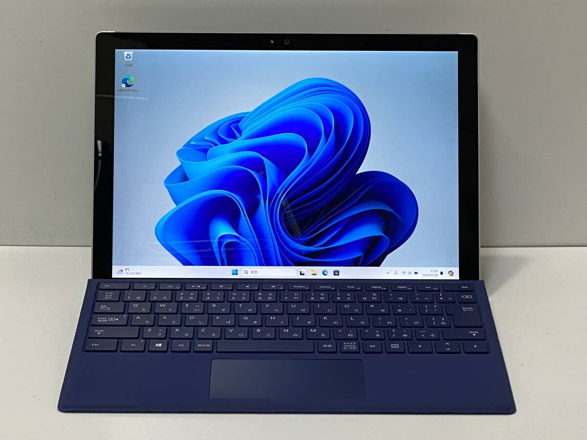 ★1円スタート 使用1516h 第6世代Core i5 Surface Pro 4 1724 Core i5 6300U 2.4GHz/4GB/NVMe128GB/WiFi/WebCam/12.3タッチパネル_画像6