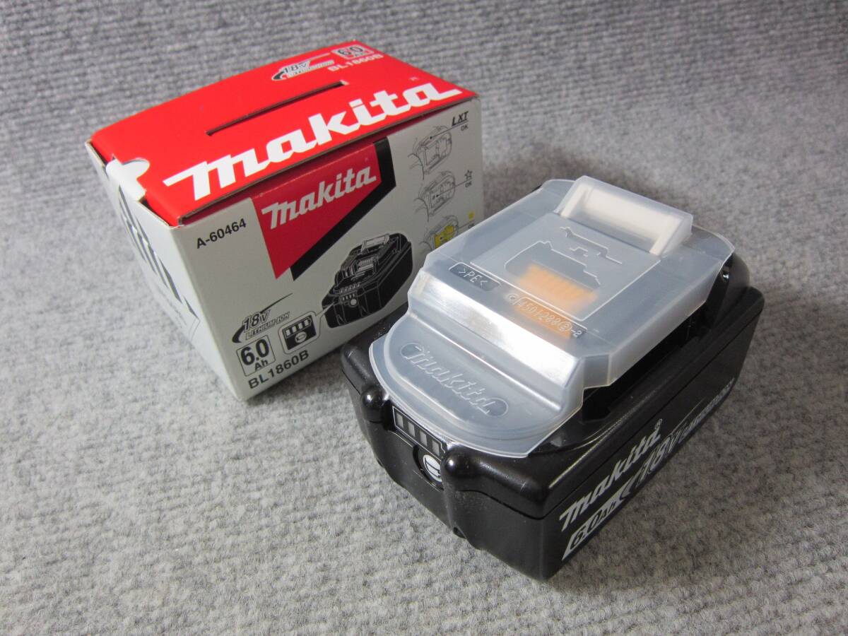 (5835) 新品 makita マキタ バッテリー BL1860B 18V 6.0Ah 雪マーク 飛行機マーク_画像1