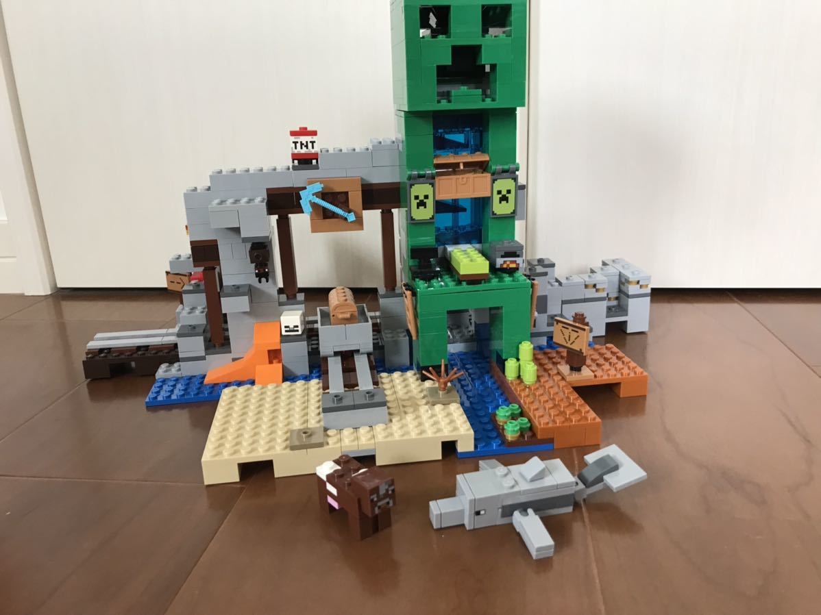 レゴ LEGO マインクラフト Minecraft 2019年 21155 The Creeper Mine ジャンク　まとめて取引き可　大量出品中_画像1
