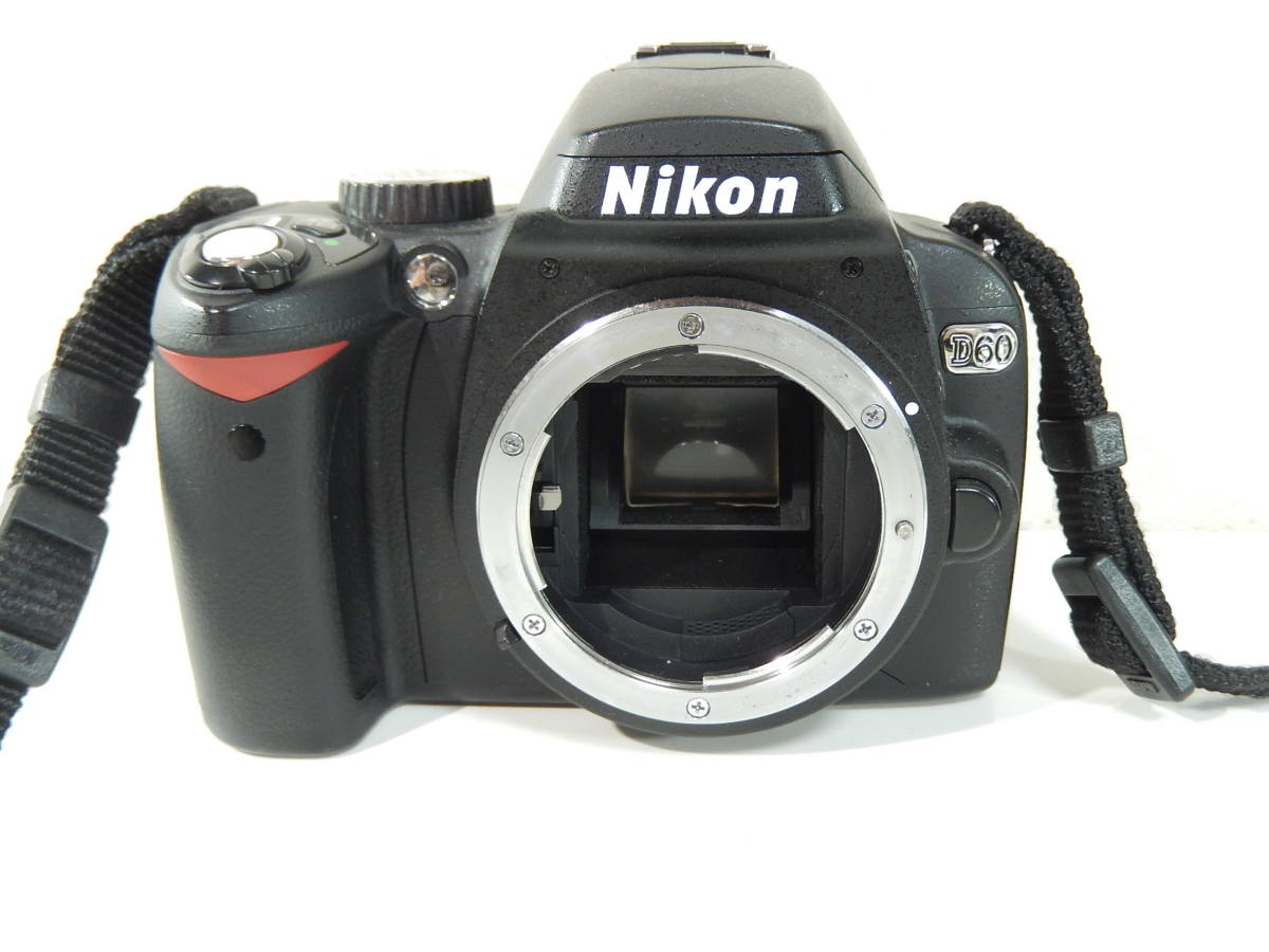 【管MA0252】1000円～ 美品 NIKON ニコン デジタル一眼レフ D60 18-55 VR Kit レンズキット 追加レンズ付 動作確認済_画像3