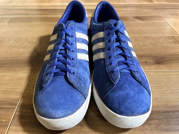 オールド、レア! ADIDAS アディダス GREENSTAR グリーンスター ブルー 2008年製 28.5cm US10.5 フランス キャンパス ジャバー トーナメント_スエードアッパーに映える美配色。