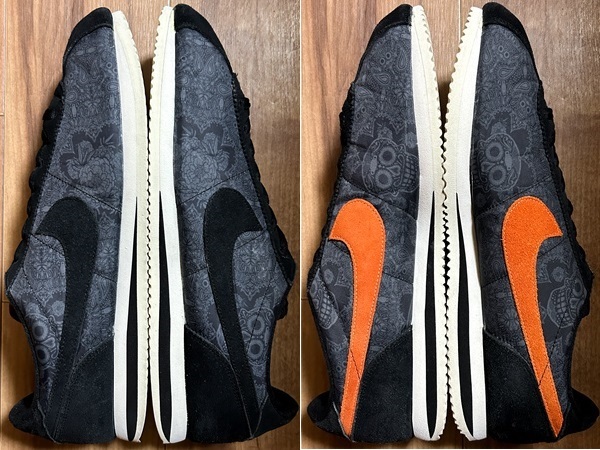 良品、ビッグサイズ、レア! NIKE ナイキ CORTEZ BASIC PREMIUM QS コルテッツ DAY OF THE DEAD 死者の日 2015年製 30cm US12 ハロウィン_画像8