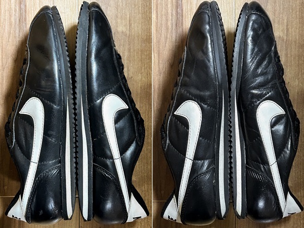 ビンテージ、レア! ナイキ LEATHER CORTEZ レザーコルテッツ 黒 ビンテージ、レア! ナイキ LEATHER CORTEZ レザーコルテッツ 黒