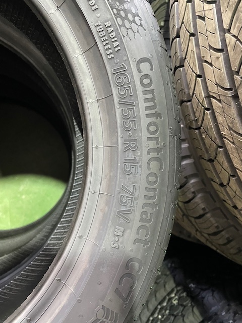 コンチネンタルタイヤコンフォートコンタクトCC7　165/55R15新品夏タイヤ4本セット送料込み即決_画像2