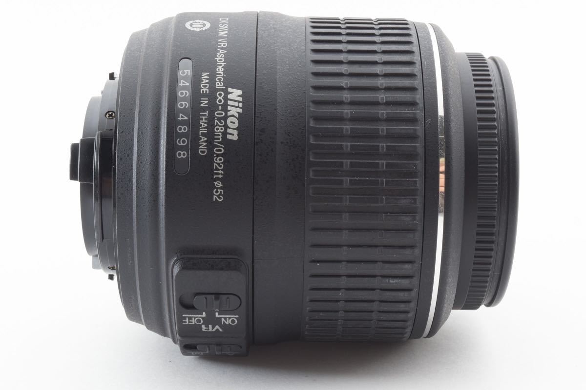 ★極上美品★ニコン Nikon AF-S NIKKOR 18-55mm F3.5-5.6G DX VR L343S598の画像8