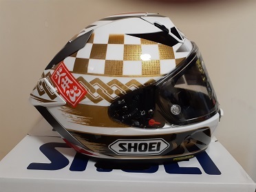 [シールド ステッカー付]SHOEI ショウエイ X-Fifteen MARQUEZ MOTEGI4 Xフィフティーン X15 マルケス モテギ4 57-58cm Mサイズ _画像2