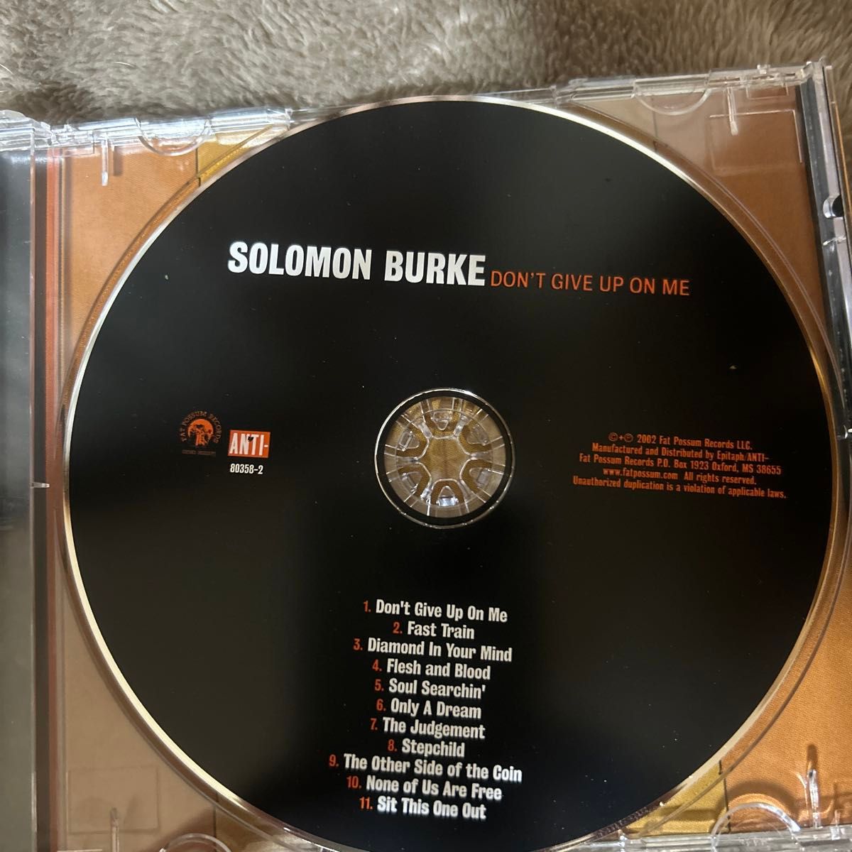 Don't Give Up on Me /Solomon Burke/ソロモン・バーク【輸入盤】 