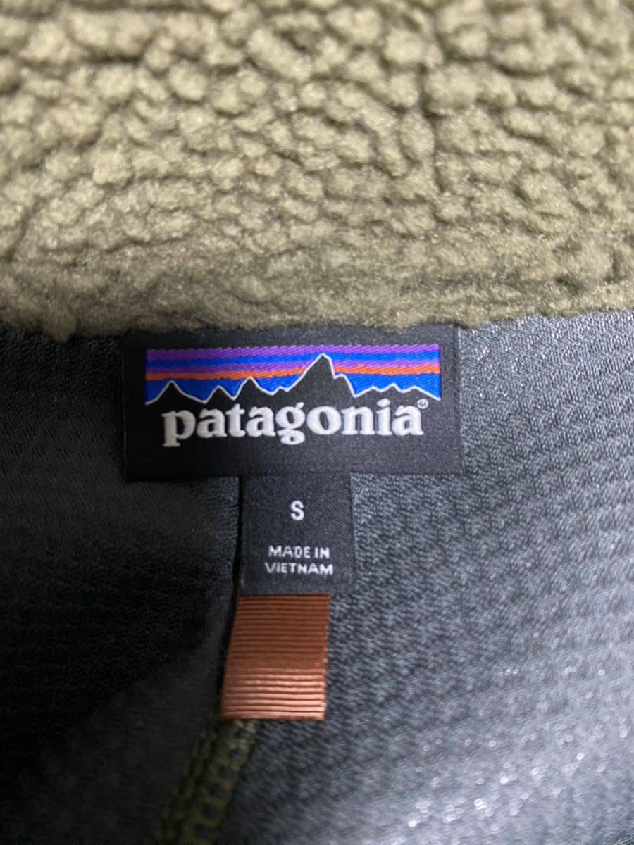 美品　パタゴニア レトロX ジャケット フリースジャケット patagonia サイズS カラー　オリーブ_画像4