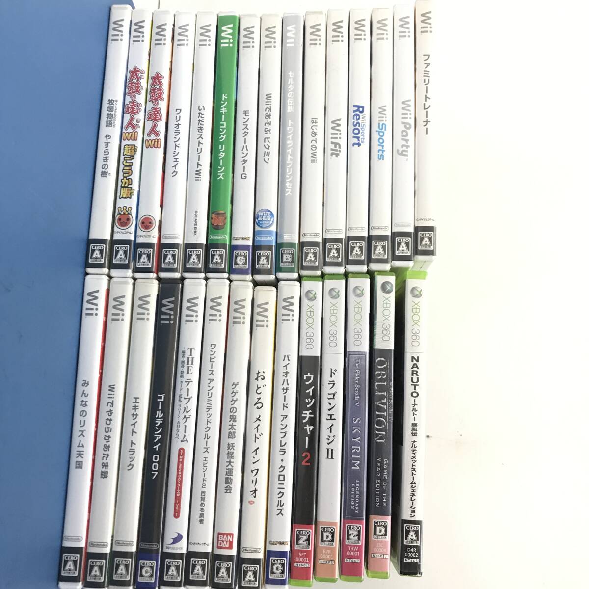 【1円～】 ゲームソフト 大量約60点以上 まとめ売り Wii WiiU XBOX360 スプラ マリオカート スマブラ ゼルダ モンハン 他 【中古品】_画像3