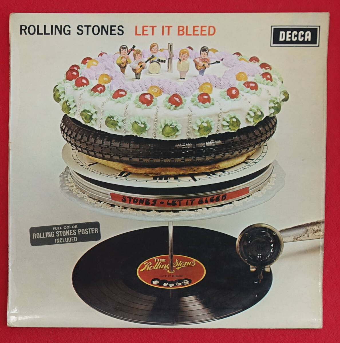 極上品! UK Original 最初回 DECCA LK 5025 LET IT BLEED / Rolling Stones MAT: 1A/1A+完品_画像1